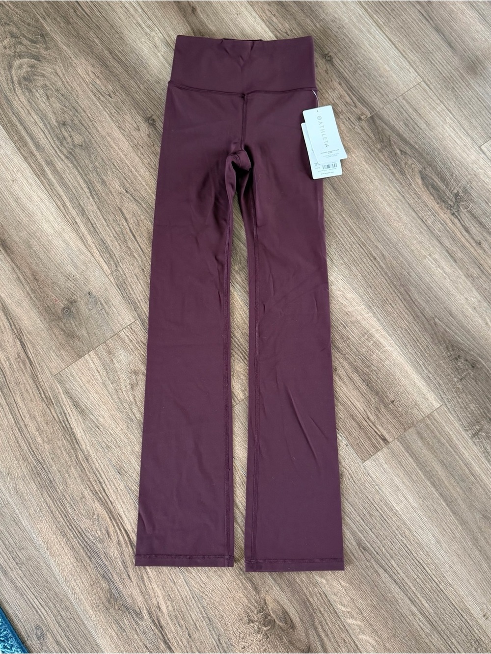 ATHLETA Women's Elation Straight Leg Pant Size S in Spiced Cabernet